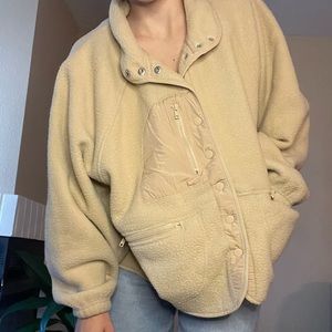 NWT Forever 21 Tan Fleece jacket
